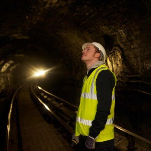 civil and environmental engineering student in Glasgow subway