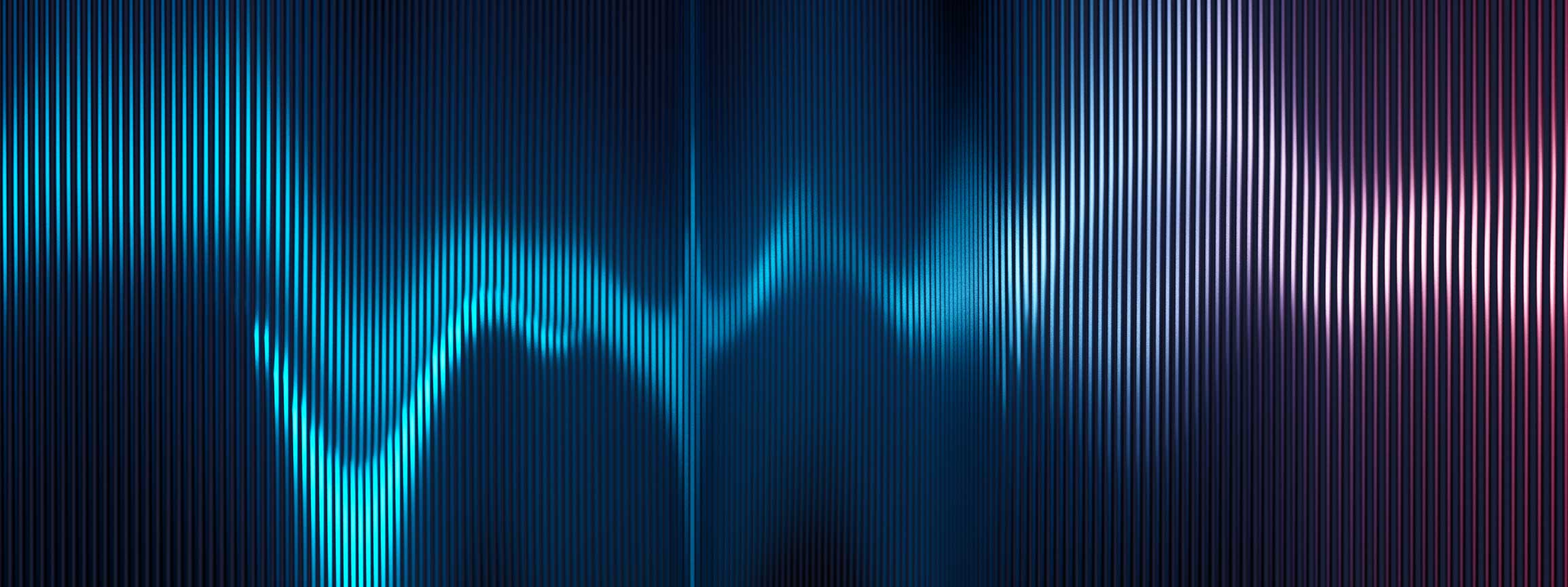 illustration of sound waves.