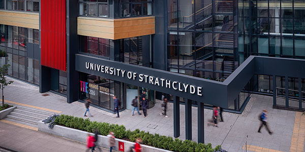 Strathclyde Business School from Cathedral Street.
