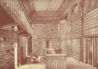 Library interior of the Athenæum