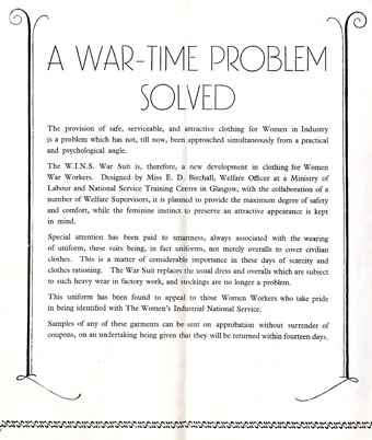 A War Time Problem Solved. Please click 'a war-time problem solved image description' for full description.