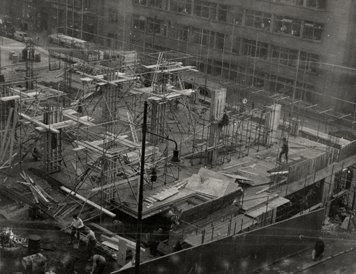 Construction of McCance building, 1962 (ref: OP/2/2/7)