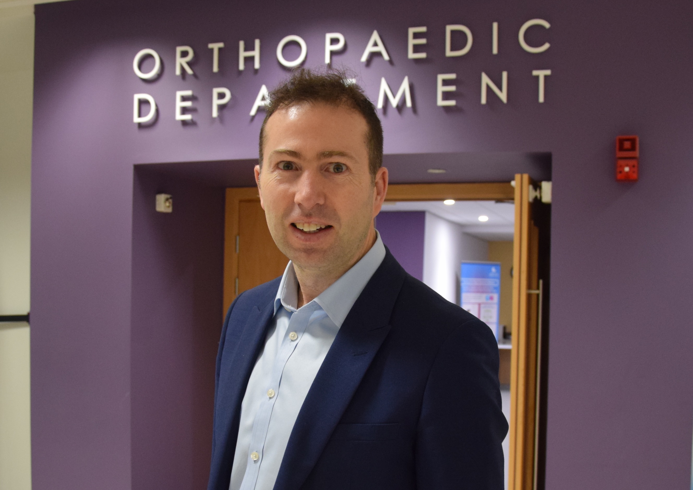 Professor Jon Clarke. Photo NHS Golden Jubilee Professor Jon Clarke. Photo NHS Golden Jubilee