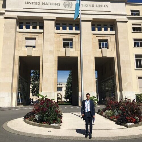 Diplomacy student Povilas Lasdauskas Diplomacy student Povilas Lasdauskas