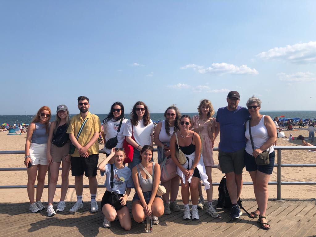 Department of Social Work and Social Policy during a study trip to New York Department of Social Work and Social Policy during a study trip to New York