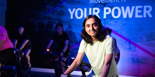 Spin class at Strathclyde Sport. Spin class at Strathclyde Sport.