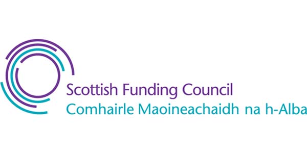 Scottish Funding Council logo. Scottish Funding Council logo.