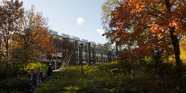 Architecture Building in Autumn.