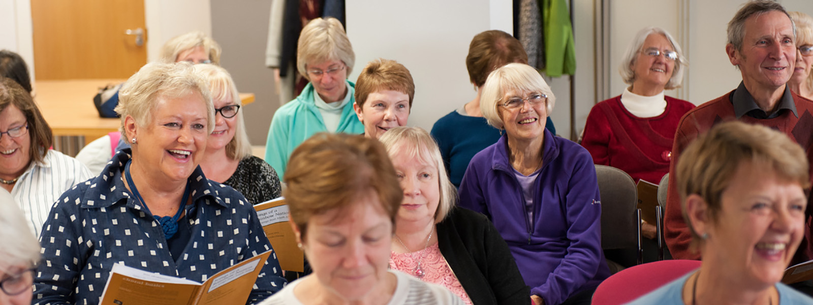 Morning choir singers at the Centre for Lifelong Learning