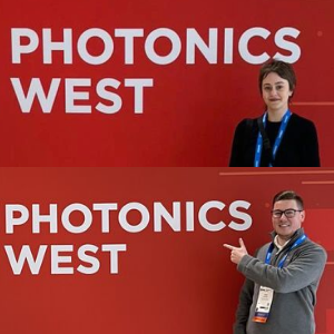 PhD students at Photonics West 2025