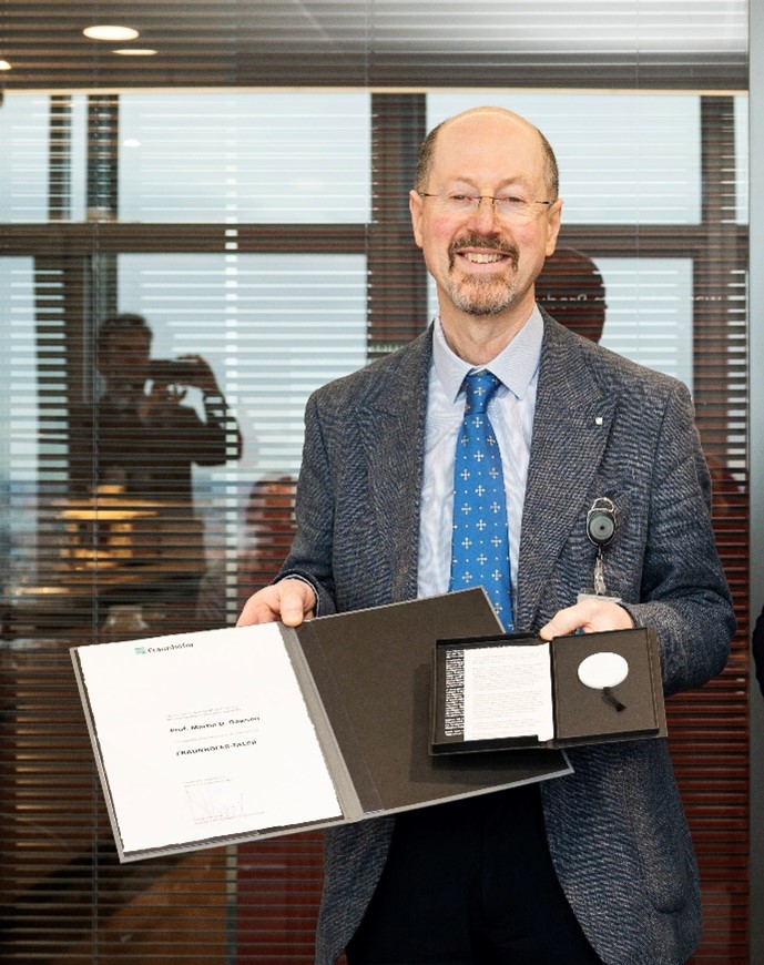 Prof Martin Dawson awarded Taler Medal