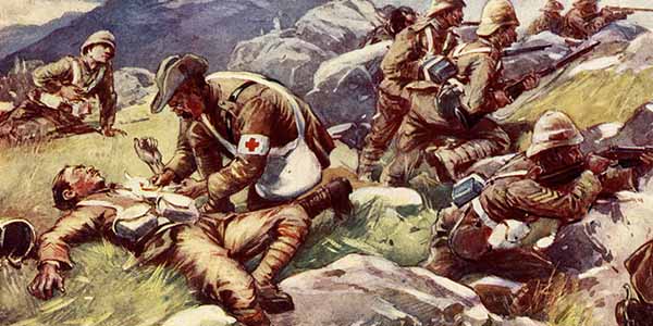 Boer War - Non Combatant Hero South African Battlefield
