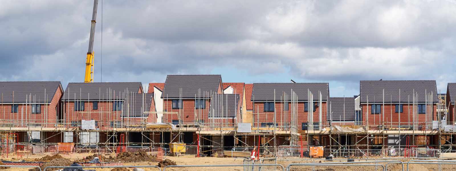 Houses under construction Houses under construction