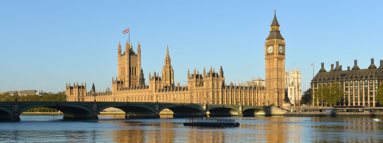 House of Parliament viewed from the River Thames