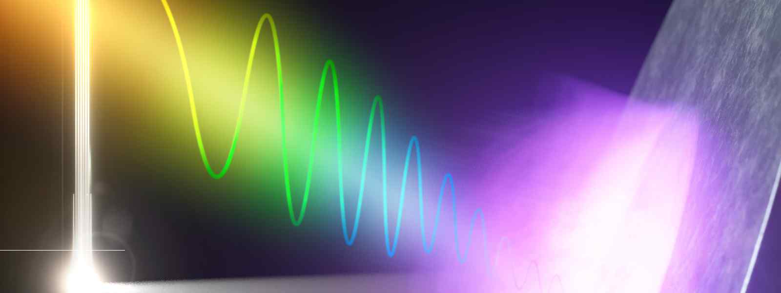 The plasma-based approach holds the potential to generate exawatt to zettawatt lasers from a compact compressing device. Image by Hyojeong Lee 