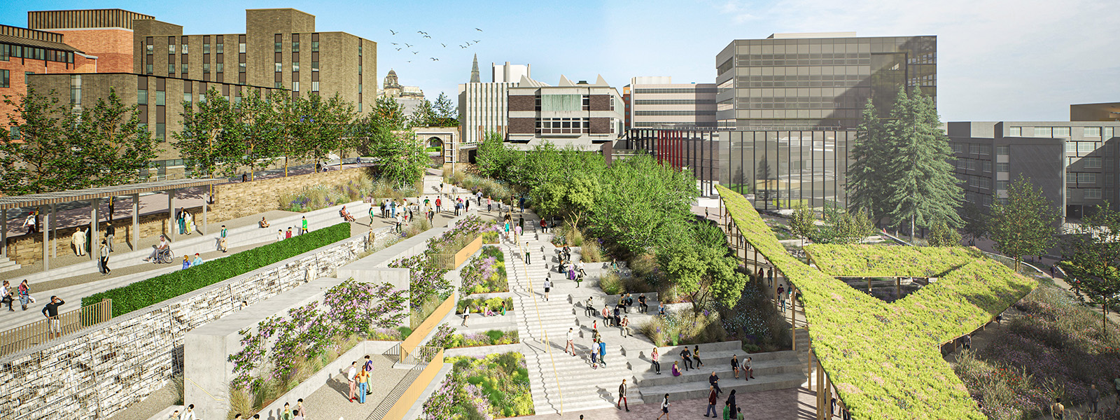Artist impression of Heart of the Campus project