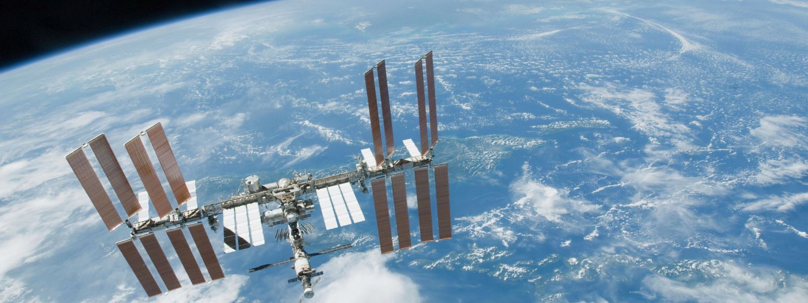 International Space Station in orbit around the Earth