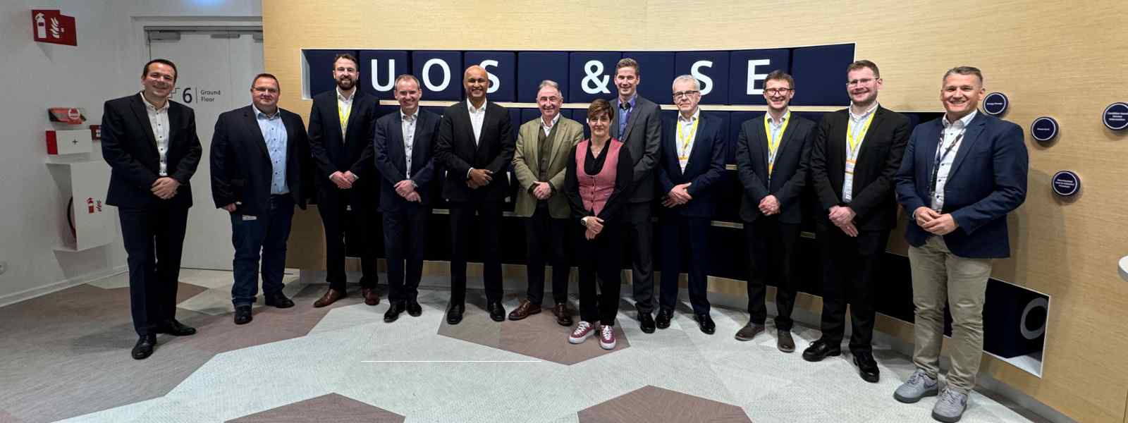 Delegations from the University of Strathclyde and Siemens Energy at the signing ceremony in Berlin