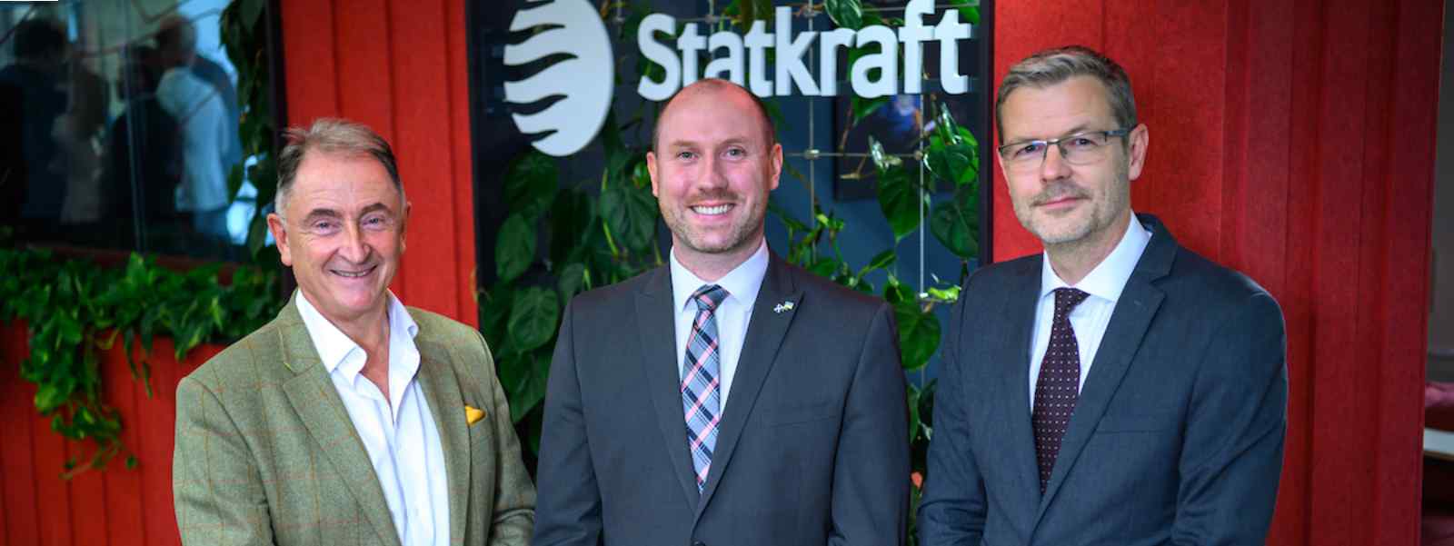 Professor Sir Jim McDonald at the launch of Statkraft's Scottish HQ