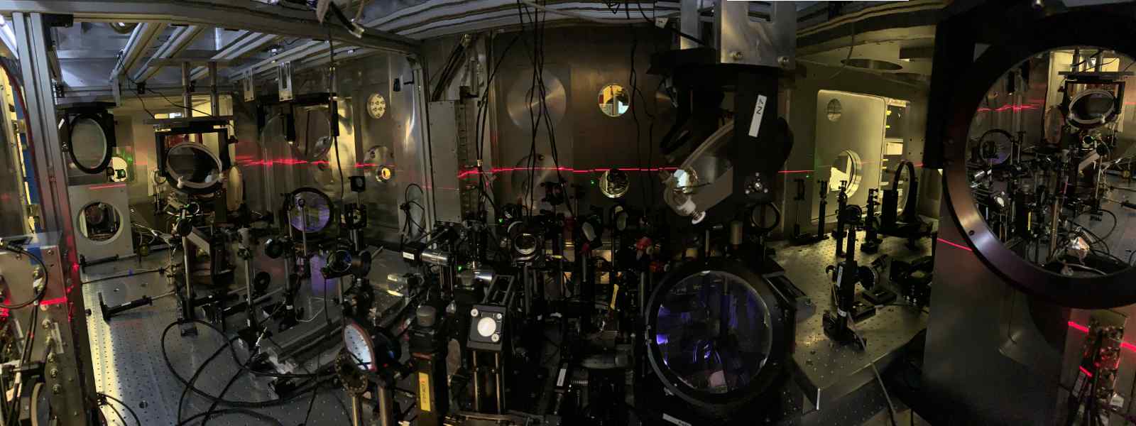 rofessor Dino Jaroszynski's experimental setup to investigate plasma photonic structures at the Central Laser Facility, Rutherford Appleton Laboratory