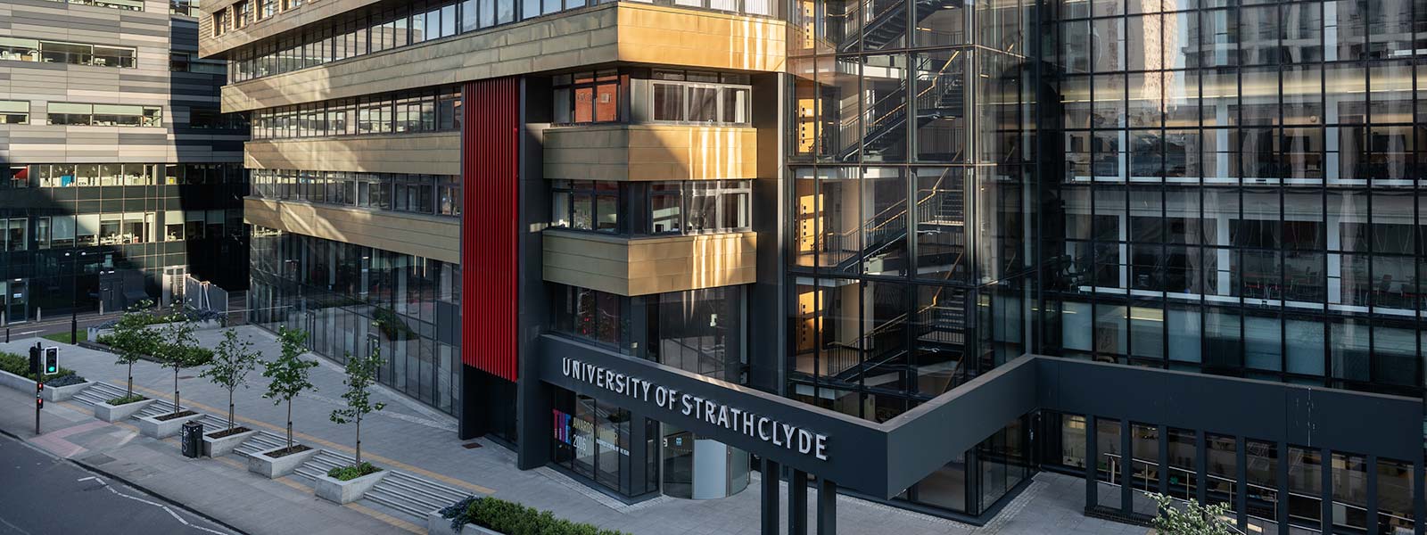 Exterior of Strathclyde Business School.