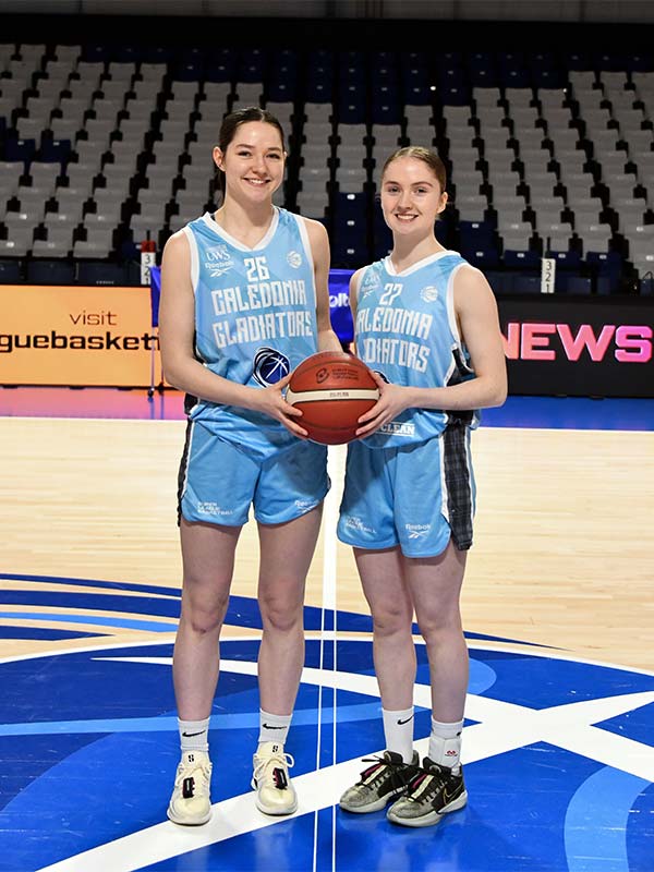 Alix McIntosh (left) and Kerry McGhee of Caledonian Gladiators