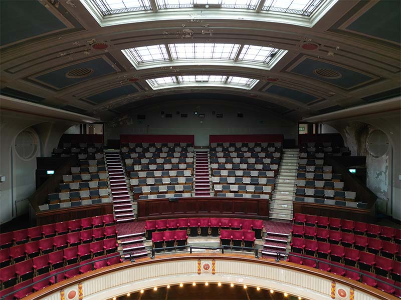 Leith Theatre interior.