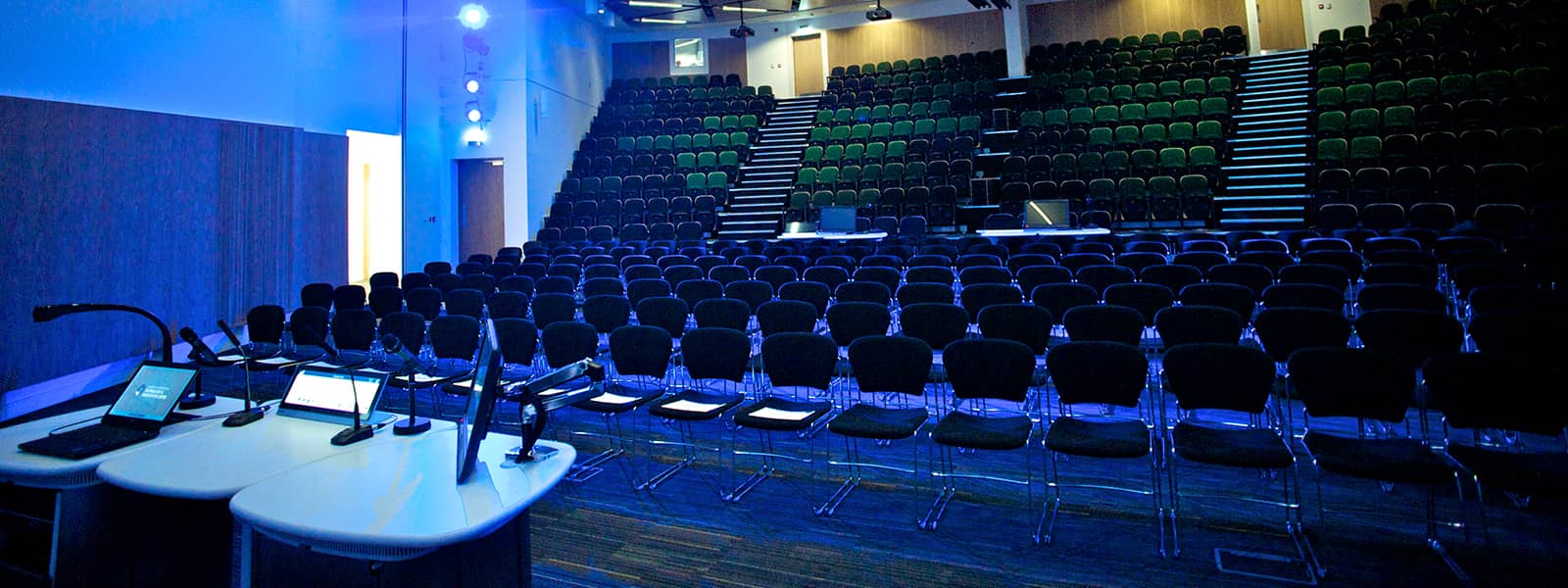 Main auditorium in the Technology and Innovation Centre