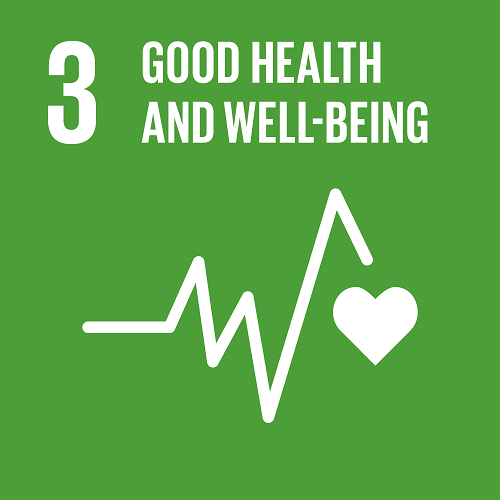 UN SDG 3 - Good Health and Wellbeing logo