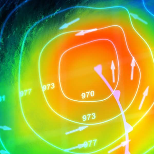 Weather map.
