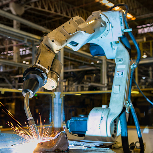 Robotic arm welding