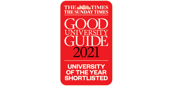 The Times / The Sunday Times Good University Guide 2021. University of the Year shortlisted.