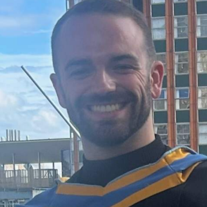 PhD student in robe