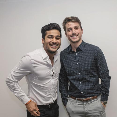 Swipii founders Louis Schena and Chitresh Sharma