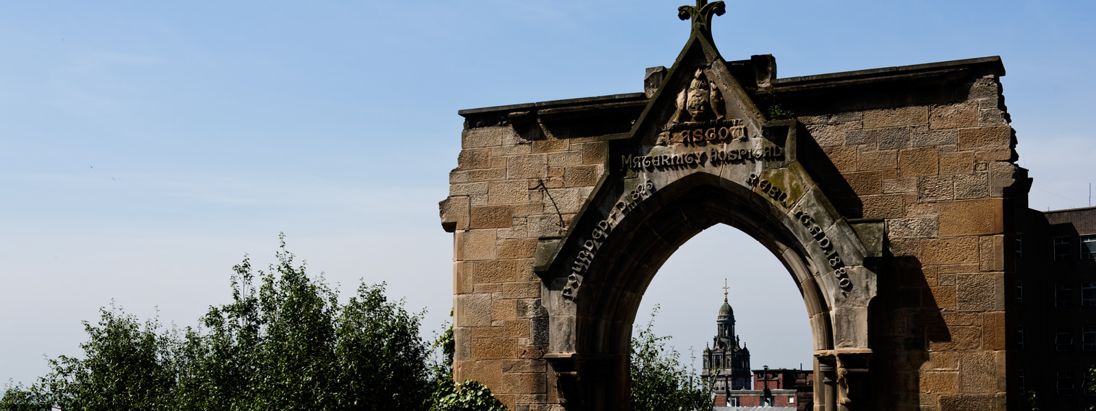 View of Rottenrow remains