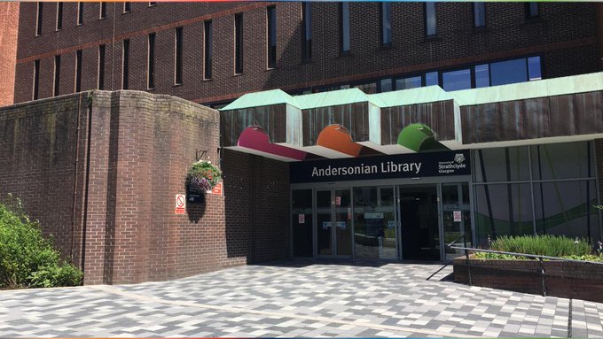 The outside of the Andersonian Library