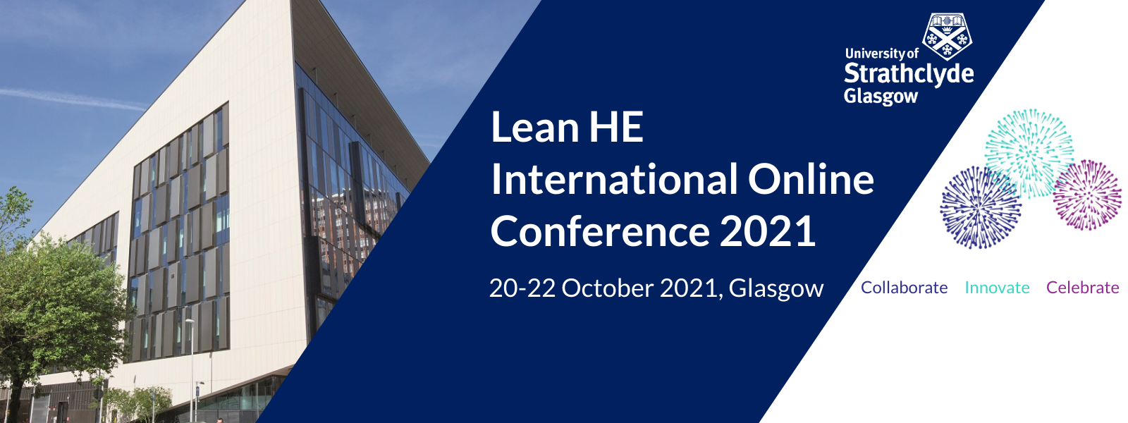 Banner advertising LeanHE online conference 2021