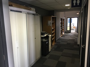 The corridor of the Continuous Improvement offices