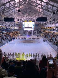 An ice hockey match