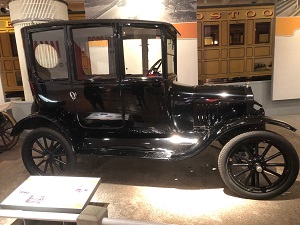 A Model T Ford car