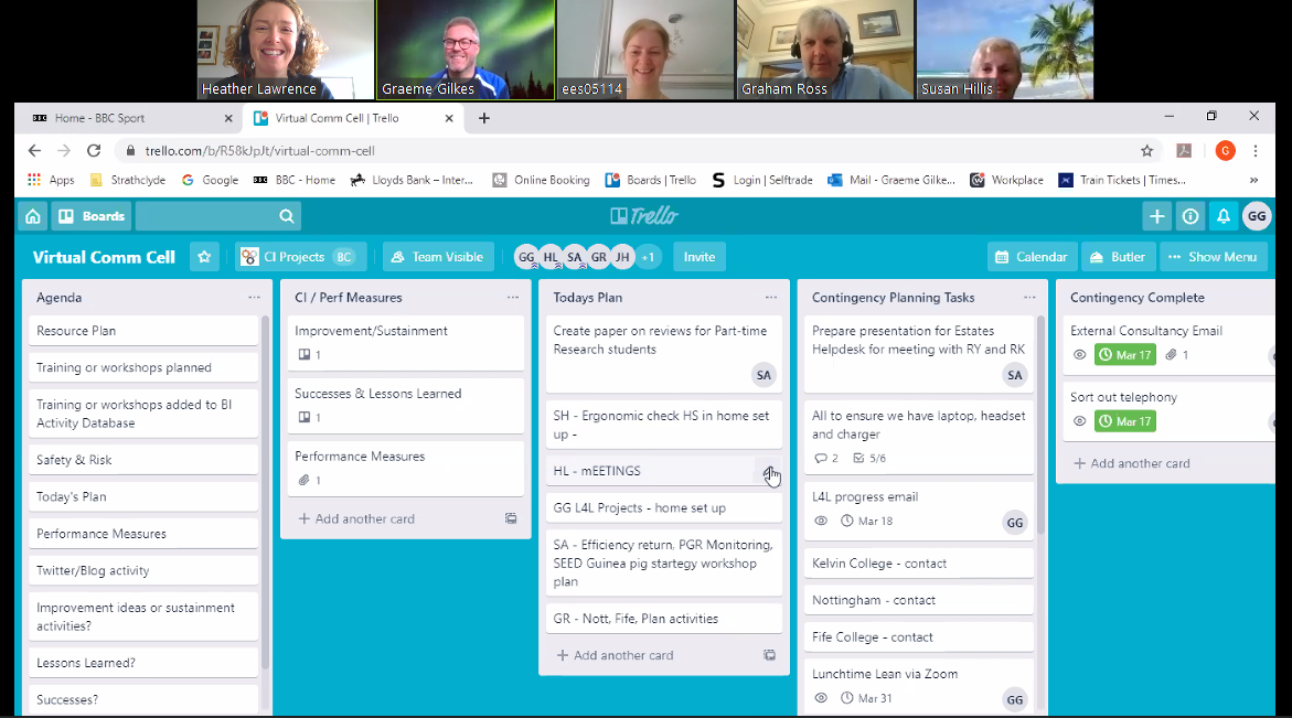 A screenshot of a virtual meeting