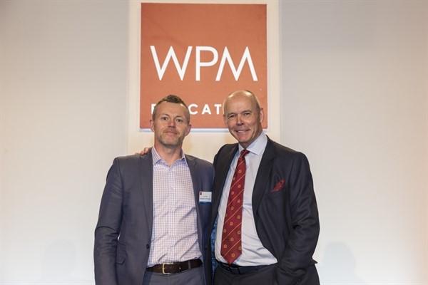 John Hogg with Sir Clive Woodward