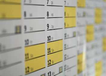Calendar wall chart Calendar wall chart