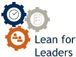 cogs with the words Lean for Leaders 