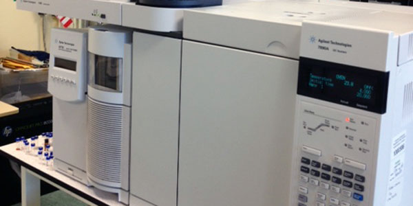 mass spectrometry machine in a chemistry lab