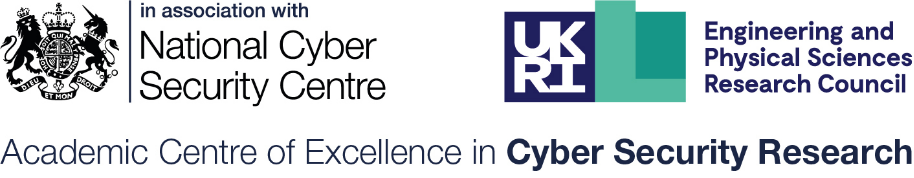Academic Centre of Excellence in Cyber Security Research in association with the National Cyber Security Centre and the UKRI Engineering and Physical Sciences Research Council