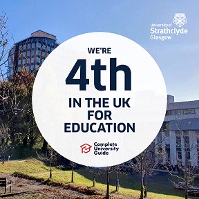 4th in the UK for  education logo