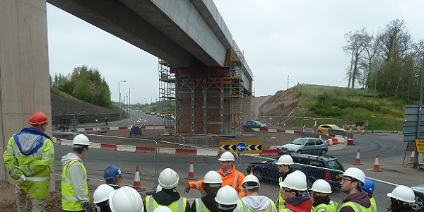 Site visit Borders Rail