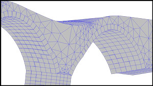 Cracking pattern in a masonry arch bridge due to scour
