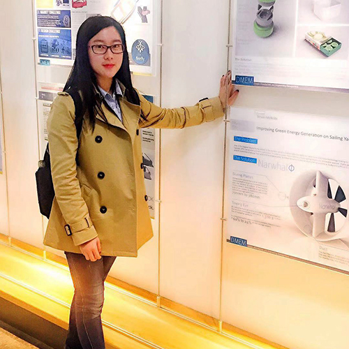 Yana Li, student in the Department of Design, Manufacture & Engineering Management